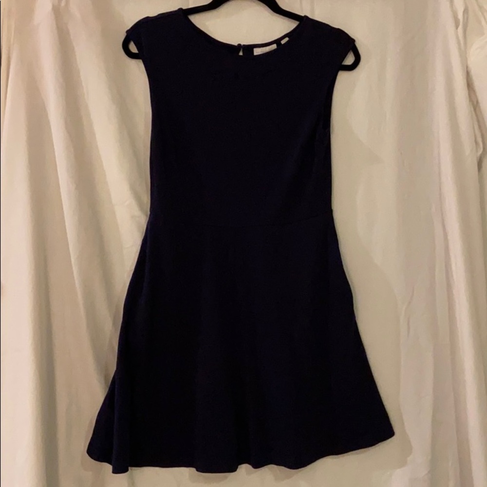 New York and Company navy tank dress
